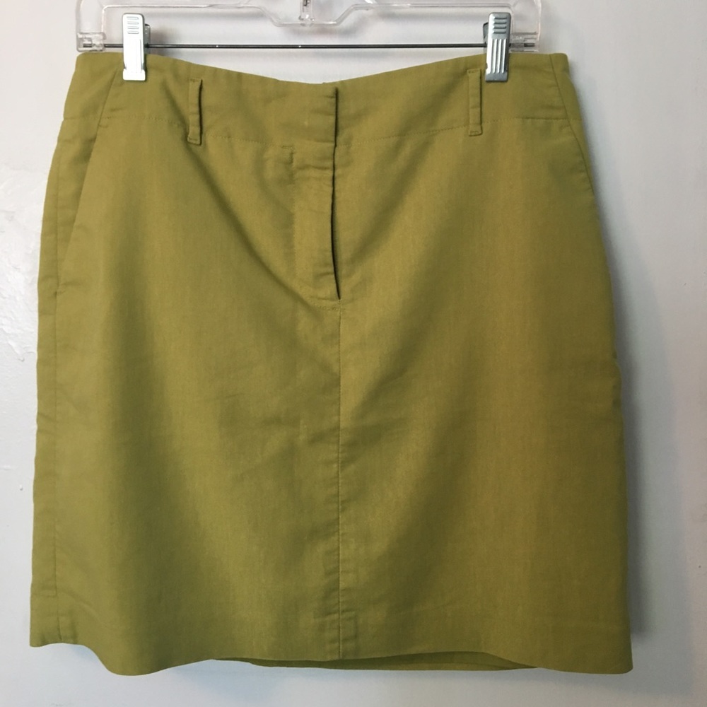 Green miniskirt